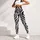 Bold Black and White Zebra Stripes for Spring Summer Outings and Everyday Women's Style Leggings - 4