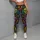 Neon Skeleton Skulls and Stars for Halloween Parties and Spooky Season Fun Leggings - 4