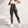 Neon Skeleton Skulls and Stars for Halloween Parties and Spooky Season Fun Leggings - 6