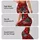Red Christmas Trees and Snowflakes for Festive Winter Celebrations and Cozy Holiday Style Leggings - 8