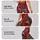 Red Christmas Trees and Snowflakes for Festive Winter Celebrations and Cozy Holiday Style Leggings - 2