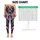 Navy Starburst Chevron Americana for Summer Festivals and Holiday Weekend Outings Leggings - 1
