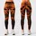 Flying Bats and Pumpkin Glow for Halloween Nights and Everyday Autumn Style for Women Leggings - 3