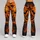 Flying Bats and Pumpkin Glow for Halloween Nights and Everyday Autumn Style for Women Leggings - 9