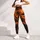 Flying Bats and Pumpkin Glow for Halloween Nights and Everyday Autumn Style for Women Leggings - 5