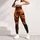 Flying Bats and Pumpkin Glow for Halloween Nights and Everyday Autumn Style for Women Leggings - 5