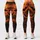 Flying Bats and Pumpkin Glow for Halloween Nights and Everyday Autumn Style for Women Leggings - 1