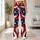 American Flag Stars And Stripes For Fourth Of July Celebrations And Summer Weekends Leggings - 12