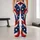 American Flag Stars And Stripes For Fourth Of July Celebrations And Summer Weekends Leggings - 10