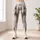 Black and Gold Angular Geometry for Modern Summer Style and Everyday Wear for Women Leggings - 4