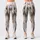 Black and Gold Angular Geometry for Modern Summer Style and Everyday Wear for Women Leggings - 3