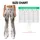 Black and Gold Angular Geometry for Modern Summer Style and Everyday Wear for Women Leggings - 7