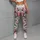 Coral Rose And Lavender Blooms For Garden Strolls And Relaxed Everyday Style For Her Leggings - 6