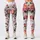 Coral Rose And Lavender Blooms For Garden Strolls And Relaxed Everyday Style For Her Leggings - 3