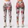 Coral Rose And Lavender Blooms For Garden Strolls And Relaxed Everyday Style For Her Leggings - 1