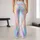 Iridescent Pastel Rainbow Stripes For Beach Walks And Colorful Everyday Wear Leggings - 10