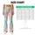 Iridescent Pastel Rainbow Stripes For Beach Walks And Colorful Everyday Wear Leggings - 7