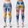 Colorful Cartoon Flowers for Cozy Everyday Outfits and Cheerful Casual Style Leggings - 3