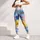 Colorful Cartoon Flowers for Cozy Everyday Outfits and Cheerful Casual Style Leggings - 5