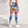 Colorful Cartoon Flowers for Cozy Everyday Outfits and Cheerful Casual Style Leggings - 4