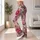 Romantic Pink Rose and Lavender Garden Blooms for Casual Everyday Style Leggings - 11