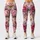 Romantic Pink Rose and Lavender Garden Blooms for Casual Everyday Style Leggings - 1