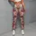 Romantic Pink Rose and Lavender Garden Blooms for Casual Everyday Style Leggings - 4