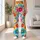 Vibrant Rainbow Daisy Blooms for Sunny Getaways and Relaxed Everyday Women's Style Leggings - 12