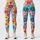 Vibrant Rainbow Daisy Blooms for Sunny Getaways and Relaxed Everyday Women's Style Leggings - 1