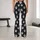 White Paw Motifs on Charcoal for Everyday Pet Lover Adventures and Spring Outings Leggings - 10