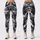 Monochrome Urban Camo for Training, Trail Runs, and Everyday Activewear Leggings - 3