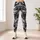 Monochrome Urban Camo for Training, Trail Runs, and Everyday Activewear Leggings - 4