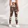 Blush And Ivory Wildflowers For Sunny Coastal Days And Easy Weekend Adventures Leggings - 4