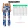 Blue Snowmen And Ivory Snowflakes For Cozy Christmas Holiday Celebrations All Winter Long Leggings - 7