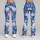 Blue Snowmen And Ivory Snowflakes For Cozy Christmas Holiday Celebrations All Winter Long Leggings - 9