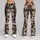 Mummy Skull Bandages for Halloween Parties and Spooky Fitness Style Leggings - 9