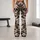 Mummy Skull Bandages for Halloween Parties and Spooky Fitness Style Leggings - 10
