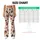 Rust Red Snowflakes and Holiday Icons for Cozy Christmas Celebrations and Winter Outfits Leggings - 7