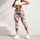 Rust Red Snowflakes and Holiday Icons for Cozy Christmas Celebrations and Winter Outfits Leggings - 4