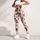 Rust Red Snowflakes and Holiday Icons for Cozy Christmas Celebrations and Winter Outfits Leggings - 6