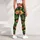 Tropical Hibiscus And Palm Leaves For Vacation Style And Sunny Getaways Leggings - 5