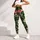 Tropical Hibiscus And Palm Leaves For Vacation Style And Sunny Getaways Leggings - 4