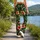 Tropical Hibiscus And Palm Leaves For Vacation Style And Sunny Getaways Leggings - 12