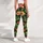 Tropical Hibiscus And Palm Leaves For Vacation Style And Sunny Getaways Leggings - 5