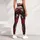 Gothic Skulls And Roses For Halloween, Dark Romantic Style And Year-Round Wear Leggings - 5