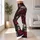 Gothic Skulls And Roses For Halloween, Dark Romantic Style And Year-Round Wear Leggings - 11