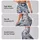 Blue and Ivory Vintage Botanical Florals for Relaxed Coastal Weekend Style for Women Leggings - 8