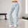 Pastel Tartan Hearts and Stars for Sweet Casual Everyday Style Leggings - 11