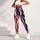 American Stars And Stripes Red White Blue Patriotic Summer Celebration Style Leggings - 5