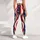 American Stars And Stripes Red White Blue Patriotic Summer Celebration Style Leggings - 6